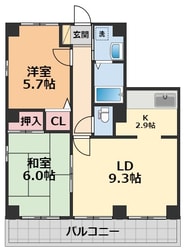 フォブールＭⅡの物件間取画像